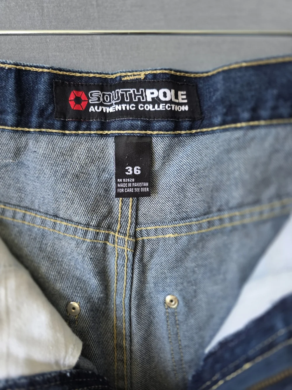 Southpole Authentic Collection Denim Carpenter Jorts Shorts Men’s 36 Baggy Y2K